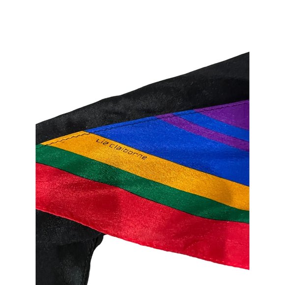 Set of 3 Vintage Liz Claiborne Silk Scarves Hairties - Picture 5 of 8